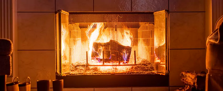 Mendota Hearth Landscape Fireplace Installation in Madisonville, Kentucky