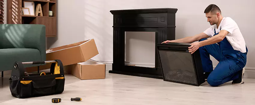 Old Rusted Metal Fireplace Repair And Replacement in Madisonville, KY